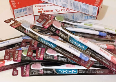 まとめ買いした歯ブラシ