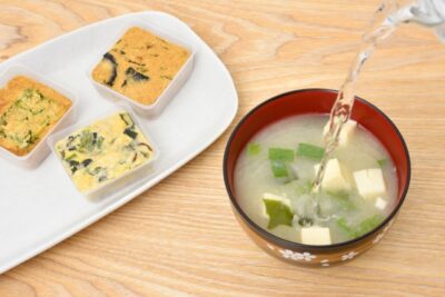 色々な具材のフリーズドライ味噌汁