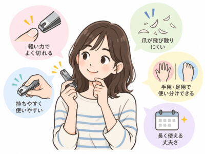 日本で爪切りを買って帰るのが向いている人