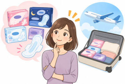 日本で生理用品を買って帰るのが向いている人